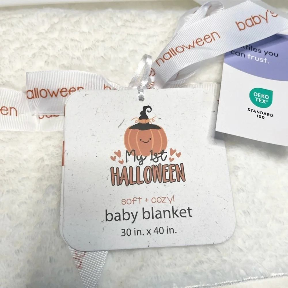 *NEW* My 1st Halloween Baby Blanket - Picture 3 of 6